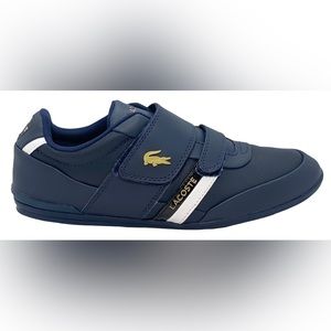 Lacoste Mens Misano Strap Leather Synthetic Shoes - Navy - 7-40CMA0047NB0
